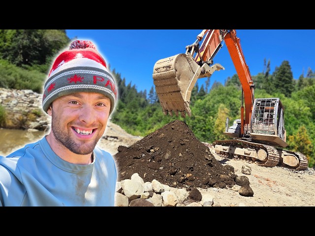 Using An Excavator To Highbank The Deeper GOLD!