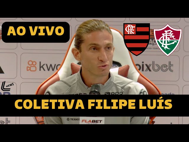 COLETIVA FILIPE LUÍS AO VIVO - FLAMENGO X FLUMINENSE DIRETO DO MARACANÃ - CARIOCA 2025