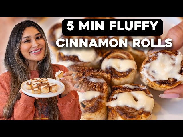 Make Cinnamon Rolls with 4 Ingredients! | Airfryer I Low Carb