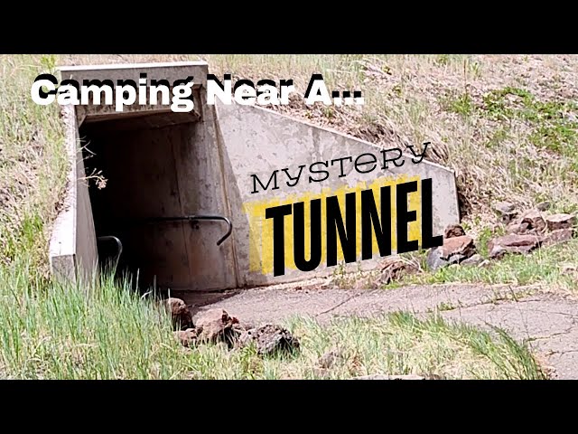 Solo Camping near a Mysterious Underground Tunnel Leading to ???