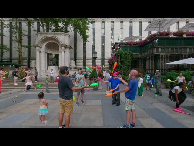 VR 180 Experience: Club Juggling at Bryant Park NYC