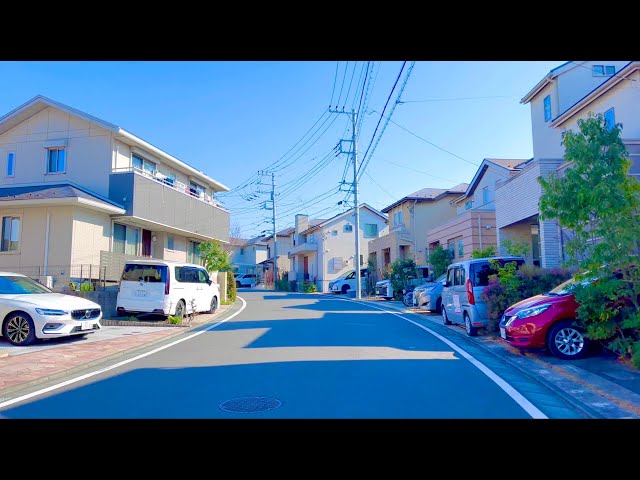 4K Japan Walk -  Relaxing Weekend Walk in Kanagawa Japan | Morden Japanese Neighborhood Japan 2025