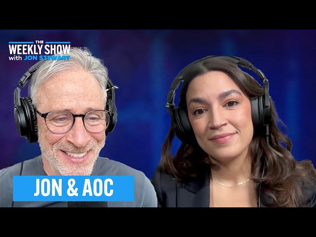 Jon Stewart & AOC Take On Trump’s Comeback and Rebuilding the Democratic Party | The Weekly Show