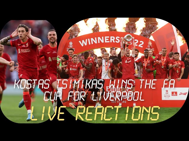 TSIMIKAS WINS THE FA CUP FOR LIVERPOOL! FA Cup Final, Chelsea 0-0 Liverpool, LIVE Fan Reactions.