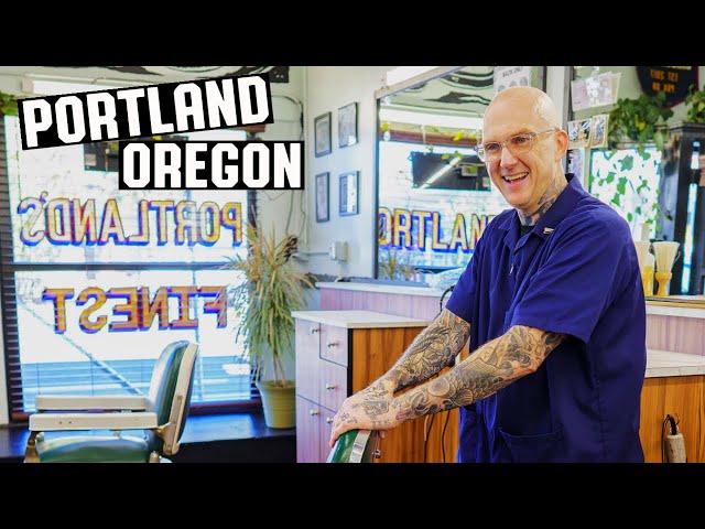 🇺🇸 Leave As A Friend | Lyle's Barber Shop Tour in Portland Oregon