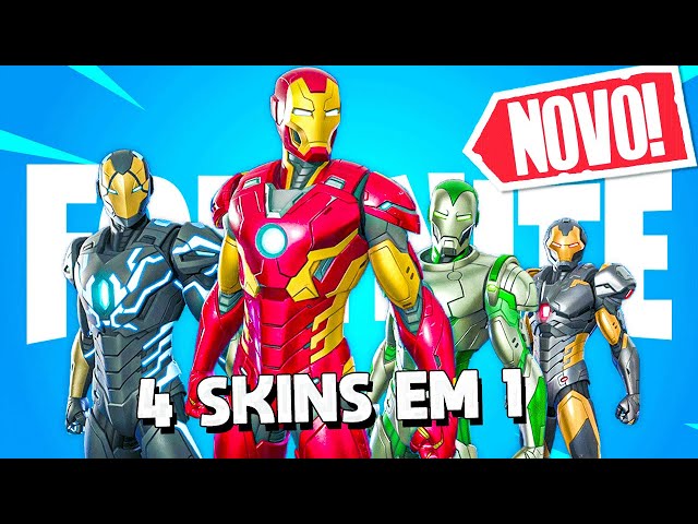 Testei a NOVA SKIN do HOMEM DE FERRO no FORTNITE!