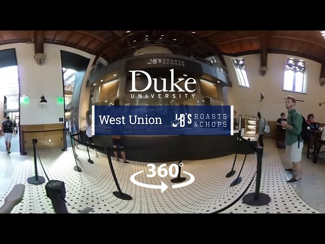 JB’s Roast & Chops - Explore Duke West Union [360° video]