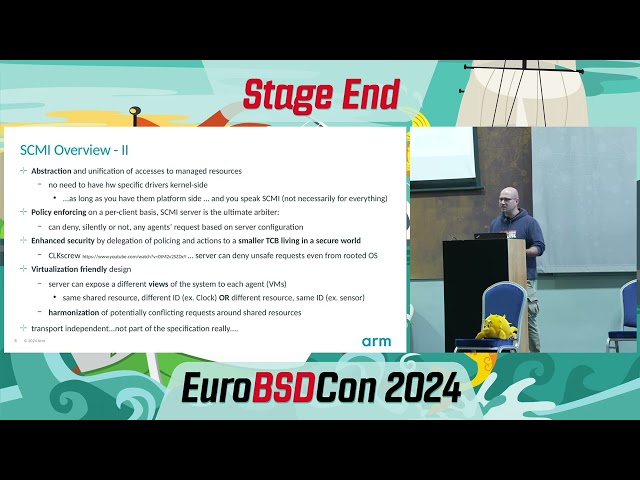 Growing the SCMI support on freeBSD - Cristian Marussi - EuroBSDcon 2024