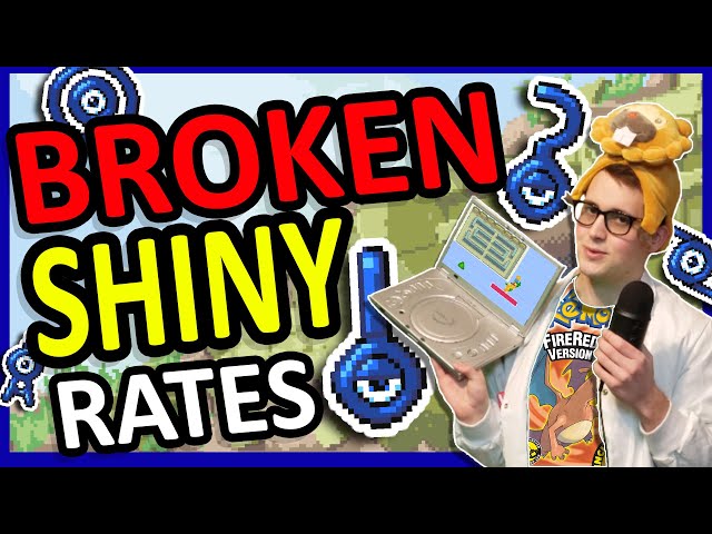 Unown’s BROKEN Shiny Rates in Pokémon FireRed & Leafgreen