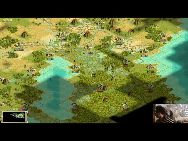 Civilization III - Warlord 60 % Water Continents Greek Civilization