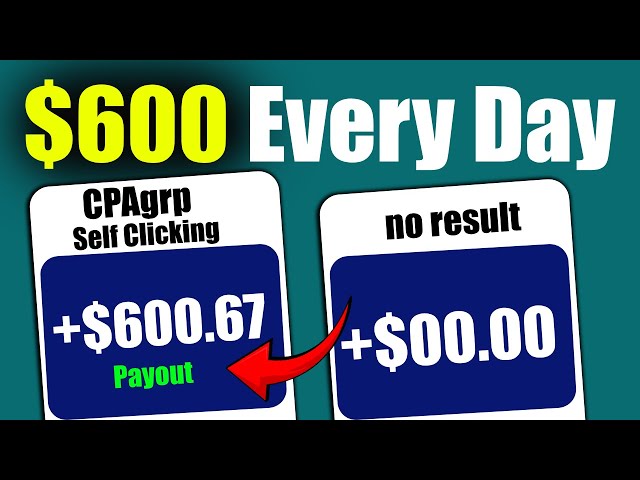 Easiest $600/Day 🤑 Make Money Online | CPA SELF CLICK TRICK 2025