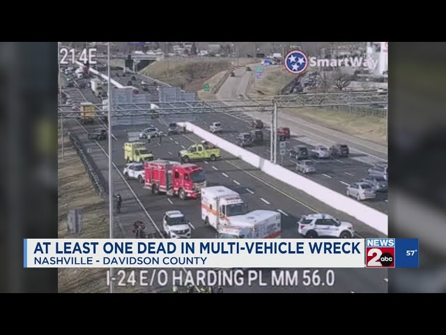 I-24E reopens near Harding Place following deadly crash involving motorcycle, tractor-trailer