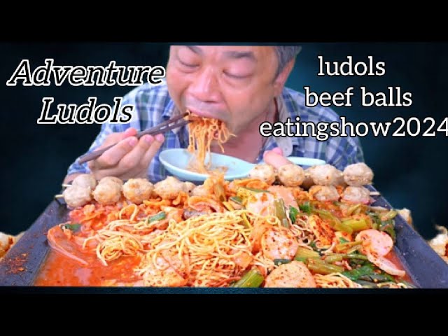 ludols with beef balls eatingshow#Food Review#food challenge