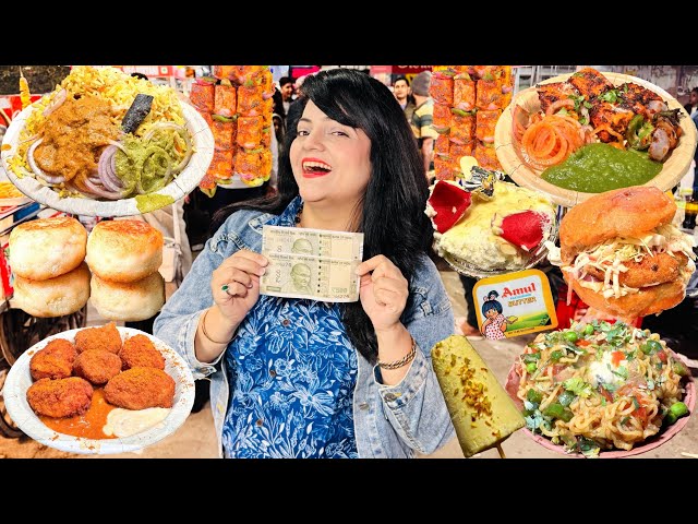 Rs 1000 Street Food Challenge | Lucknow Food Challenge