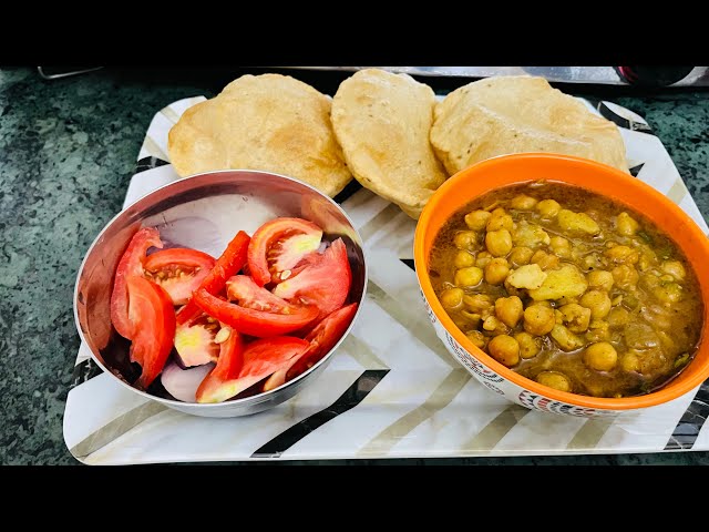 WOW delicious Aloo Chhole with Puri || Aloo Chhole Recipe || #foodvlog #foodie #food