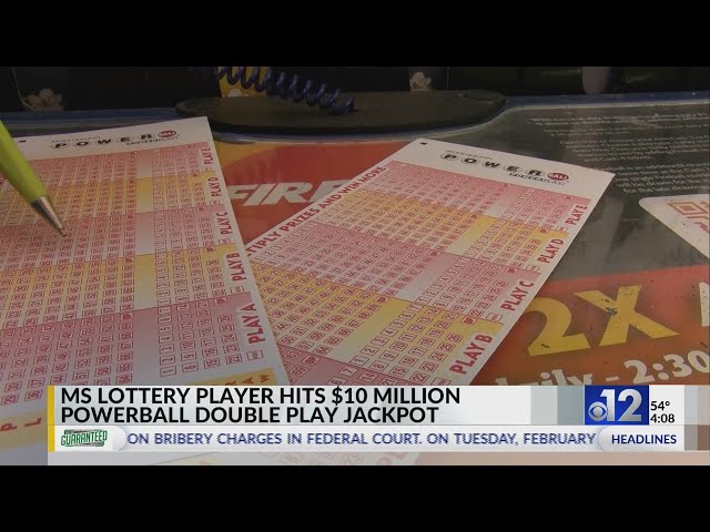 Mississippi Lottery player hits $10 million Powerball Double Play jackpot