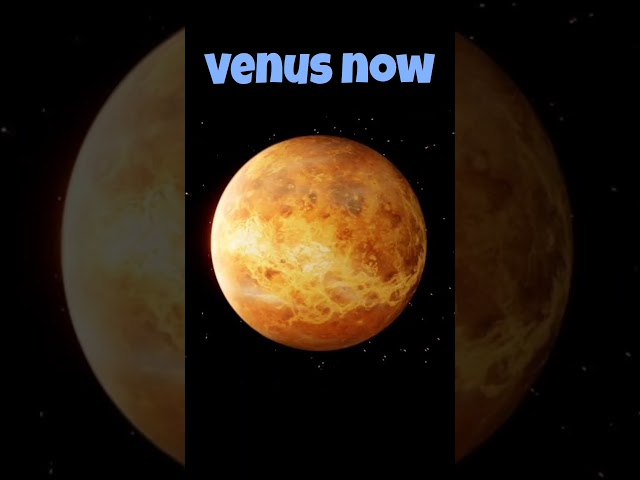 Venus Now VS Then #shorts #astronomy #facts