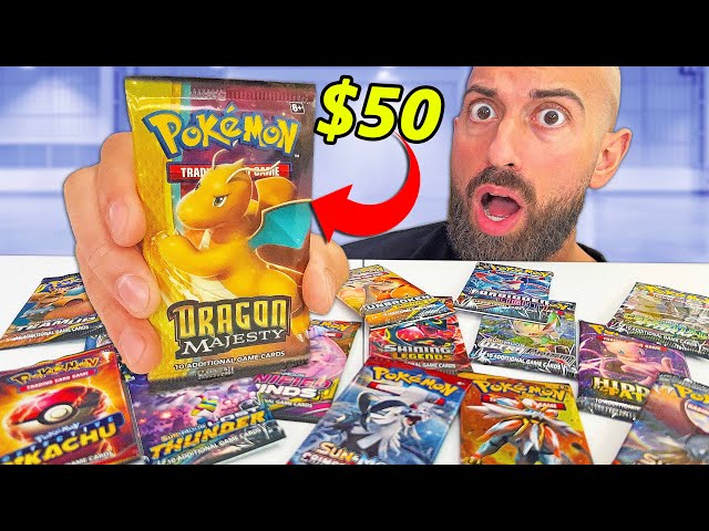 I Opened EVERY Pokemon Pack! (Sun & Moon Era)