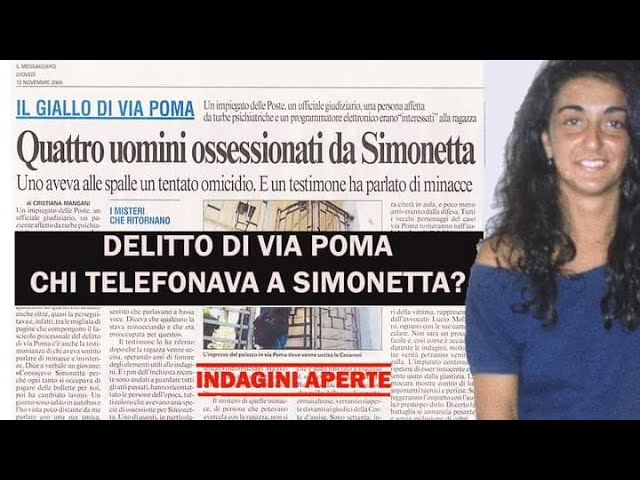 IL DELITTO DI VIA POMA LE TELEFONATE ANONIME