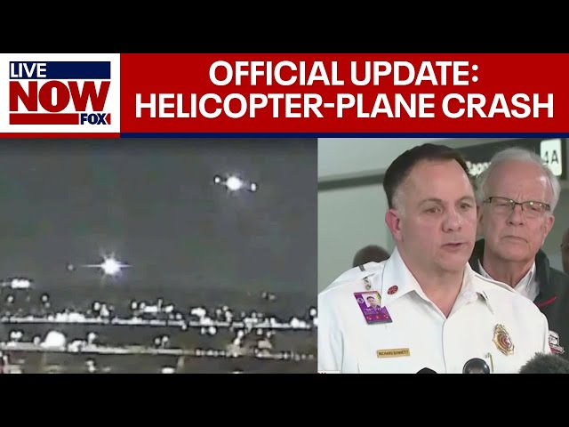 BREAKING: Officials full update on DC helicopter-plane crash