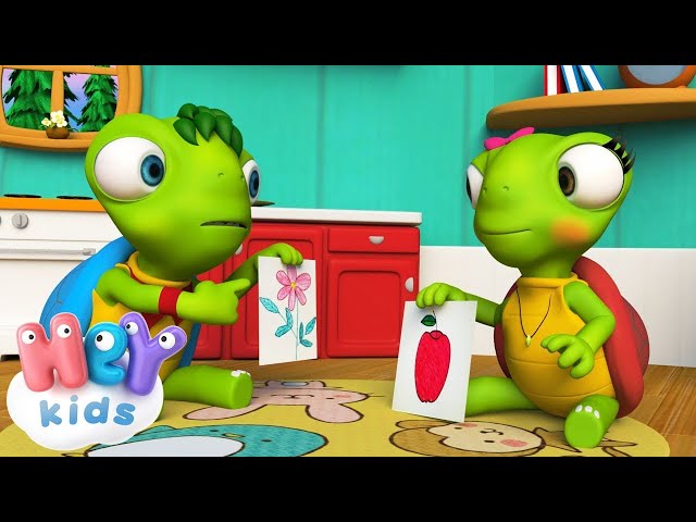 The Turtle Family Song 🐢 Songs for Kids & Nursery Rhymes by HeyKids