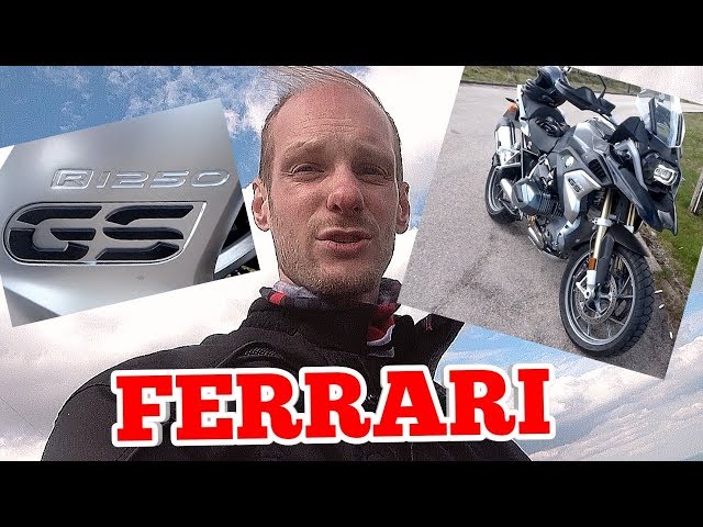 TEST RIDING THE 2019 BMW R1250GS & A FERRARI