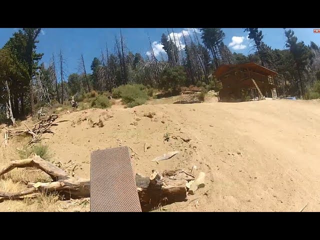 KX450f riding in the mountains off the ramp and on some trails in