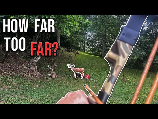 How Far Is Too Far With A Traditional Bow. Traditional Bowhunting Tips & Tricks.