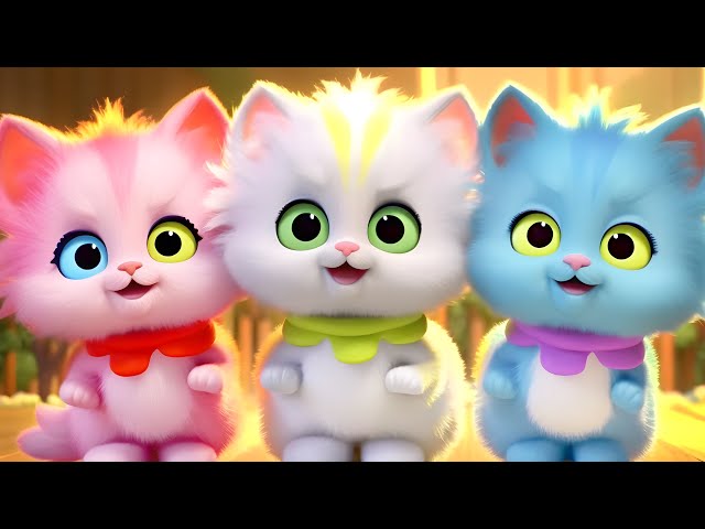 🔴 Three Little Kittens | Rhymes | Nursery Rhymes | Kids Songs | Super Luca School Theather [HD]