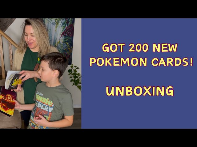 Opening new Pokémon cards !