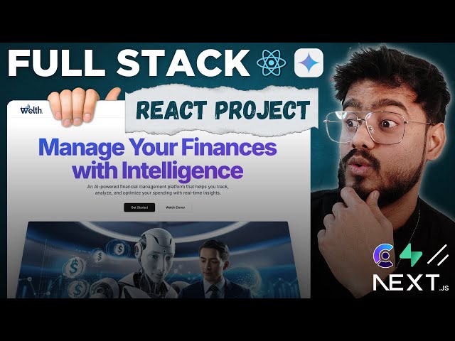 Full Stack React Project ( AI Finance Platform ) - Next JS, Tailwind, Gemini AI, Prisma, Shadcn UI 🔥