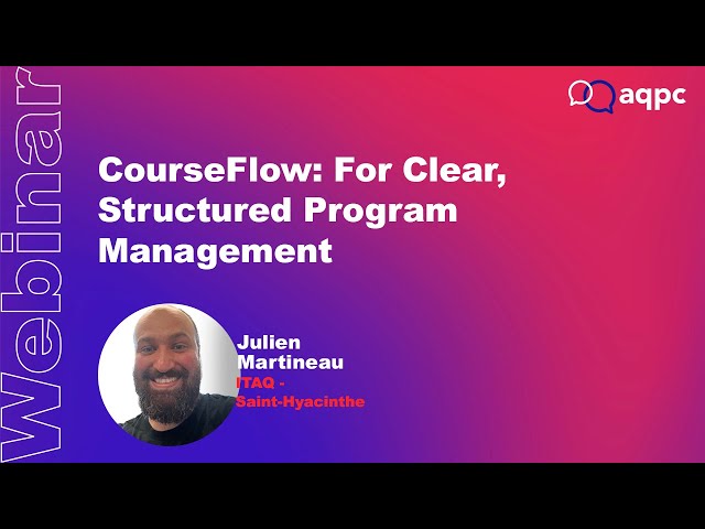 CourseFlow: For Clear, Structured Program Management