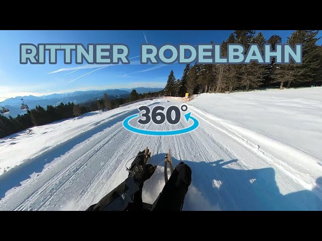 Rittner Rodelbahn 360° - Pista slittini Corno di Renon 360°