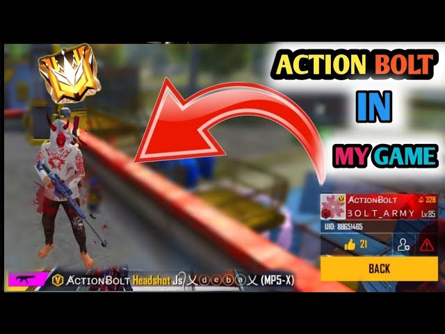 Actionbolt in my game 🎯🤯 || Watch the end #freefire #actionbolt