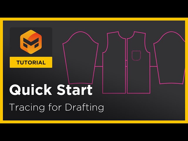 Quick Start: Tracing for Drafting (Marvelous Designer 11)