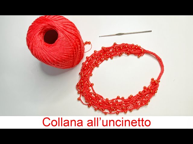 Collana numero 3 all'uncinetto