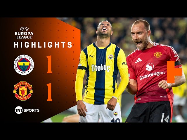 Spoils Shared In Turkey ⚔️ | Fenerbahce 1-1 Man United | UEFA Europa League Highlights