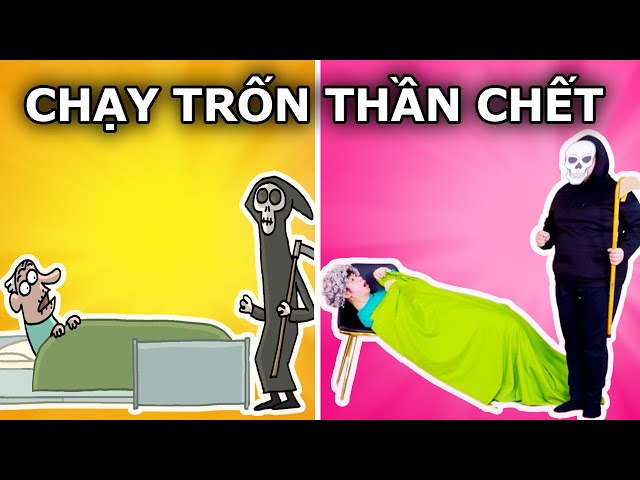 Đang Ngủ Thì Thần Chết Ghé Thăm | Bắt Chước Hoạt Hình CARTOON BOX Lầy Lội | Woa Parody Vietnam