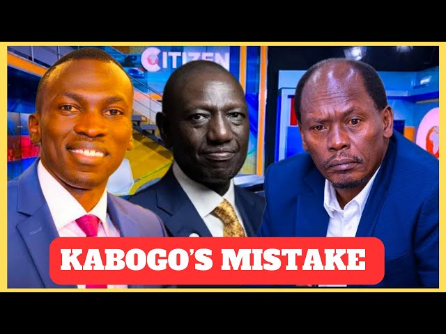 TOTAL SHAME! RUTO REGRETS AFTER DRUNKARD KABOGO WENT  ON CITIZEN TV TO EXPOSE HIM & WHY HE IS A C.S