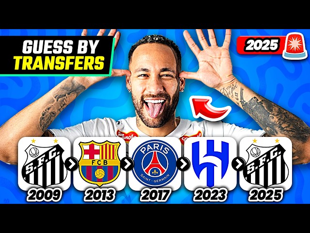 GUESS THE PLAYER BY THEIR TRANSFERS | QUIZ FOOTBALL TRIVIA 2025