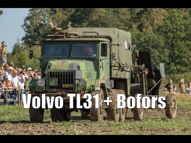 Lastterrangbil 934 Volvo TL31 Military Truck  With Bofors 40 mm AA gun - Arsenalen [4K]