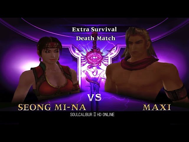 SoulCalibur II HD  Extra Survival Death Match Seong Mi na and Kilik Xbox Series X 4K HDR