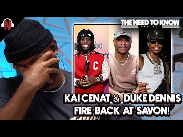 Kai Cenat & Duke Dennis FIRE BACK At SaVon For His AMP Take 😬