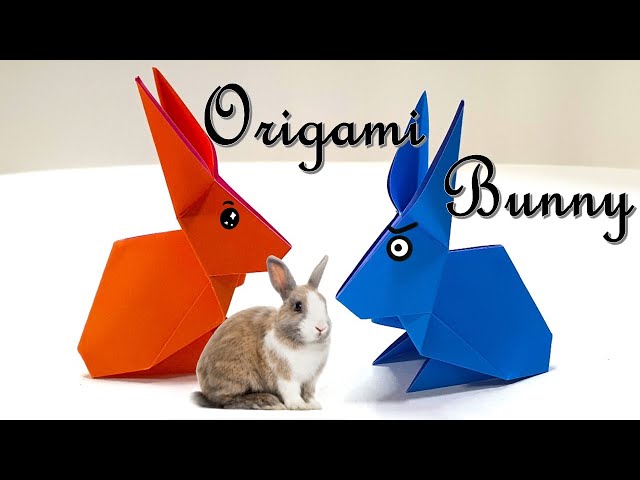 Adorable Origami Challenge: Crafting a Cute Rabbit! - 可愛摺紙挑戰：打造一隻可愛的兔子！#摺紙兔子 #折纸兔子 #折紙 #折り紙かわいい #折り紙