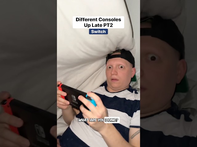 Consoles up late PT2 #funny #comedy #humor #gamer #relatable #skit