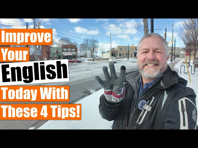 Improve Your English Today With These 4 Tips! 🚶🛌🍎