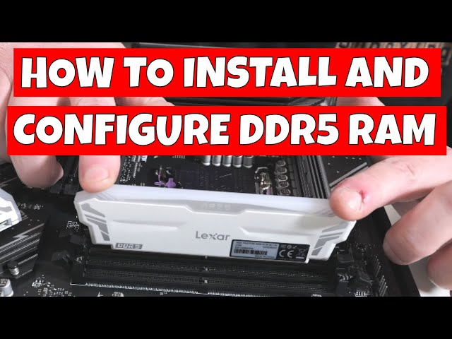 How To Install DDR5 RAM Into PC & EXPO DOCP XMP BIOS Settings You Must Change