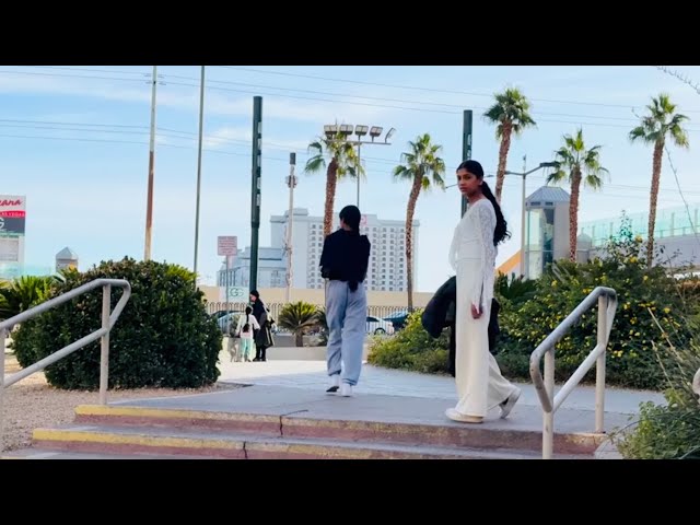 A Walk Through the Las Vegas Strip: The Quiet New Year’s Morning | 01 Jan 2025