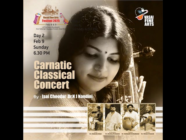 VASAI FINE ARTS FESTIVAL 2025 - DAY 02 | Carnatic Classical Concert