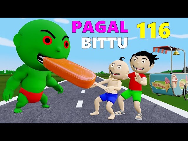 Best Of Bittu Sittu, Chirkut, Bhikhari Lal Cartoon Ep 74 | Pagal Beta | Desi Comedy Video | Cartoon